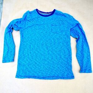 “Lived In” brand, 100% thick cotton striped long sleeve shirt, men’s M